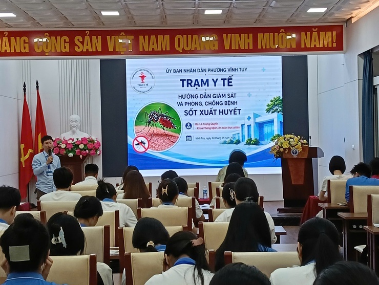 TRẠM Y TẾ PHƯỜNG VĨNH TUY CHUNG TAY NÂNG CAO NHẬN THỨC PHÒNG, CHỐNG BỆNH THALASSEMIA VÀ SỐT XUẤT HUYẾT- Ảnh 4.