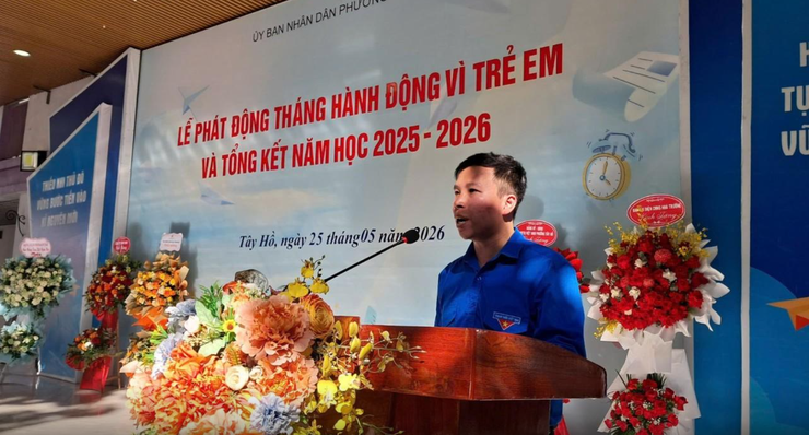 Phường Tây Hồ tổ chức Lễ phát động Tháng hành động vì trẻ em năm 2026- Ảnh 3.