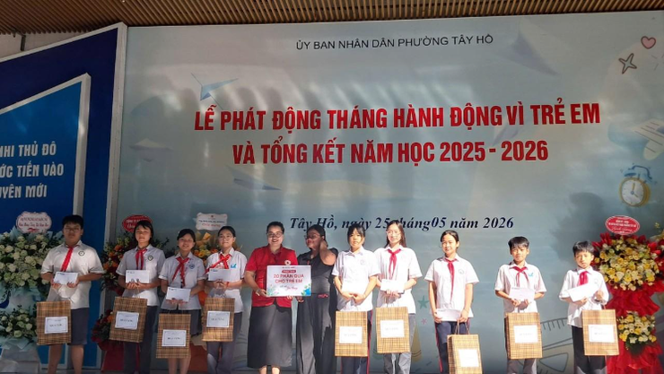 Phường Tây Hồ tổ chức Lễ phát động Tháng hành động vì trẻ em năm 2026- Ảnh 5.