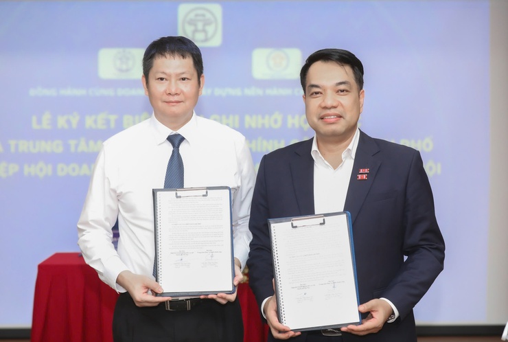 Trung tâm Phục vụ hành chính công thành phố Hà Nội ký kết hợp tác với các Hội, Hiệp hội doanh nghiệp: Đồng hành cùng doanh nghiệp, xây dựng nền hành chính phục vụ- Ảnh 4.