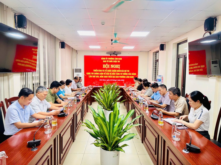 ĐẢNG ỦY PHƯỜNG LĨNH NAM TRIỂN KHAI HIỆU QUẢ CUỘC THI CHÍNH LUẬN VỀ BẢO VỆ NỀN TẢNG TƯ TƯỞNG CỦA ĐẢNG NĂM 2026- Ảnh 7.