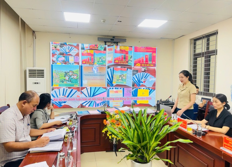 ĐẢNG ỦY PHƯỜNG LĨNH NAM TRIỂN KHAI HIỆU QUẢ CUỘC THI CHÍNH LUẬN VỀ BẢO VỆ NỀN TẢNG TƯ TƯỞNG CỦA ĐẢNG NĂM 2026- Ảnh 6.