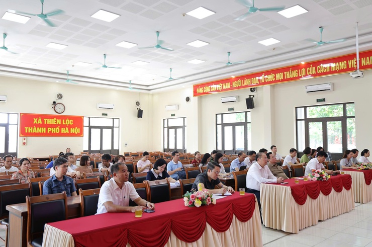 ĐẢNG UỶ XÃ THIÊN LỘC THAM GIA LỚP BỒI DƯỠNG NÂNG CAO NĂNG LỰC, XỬ LÝ TÌNH HUỐNG THỰC TIỄN ĐỐI VỚI ĐỘI NGŨ CÁN BỘ CƠ SỞ- Ảnh 2.