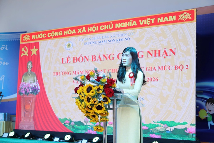 TRƯỜNG MẦM NON KIM NỖ ĐÓN BẰNG CÔNG NHẬN TRƯỜNG ĐẠT CHUẨN QUỐC GIA MỨC ĐỘ 2 VÀ BẾ GIẢNG NĂM HỌC 2025 – 2026- Ảnh 11.