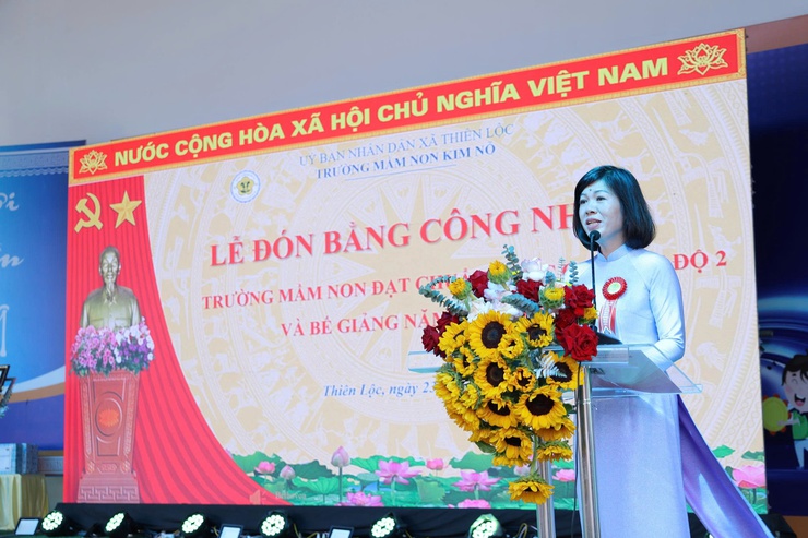 TRƯỜNG MẦM NON KIM NỖ ĐÓN BẰNG CÔNG NHẬN TRƯỜNG ĐẠT CHUẨN QUỐC GIA MỨC ĐỘ 2 VÀ BẾ GIẢNG NĂM HỌC 2025 – 2026- Ảnh 10.