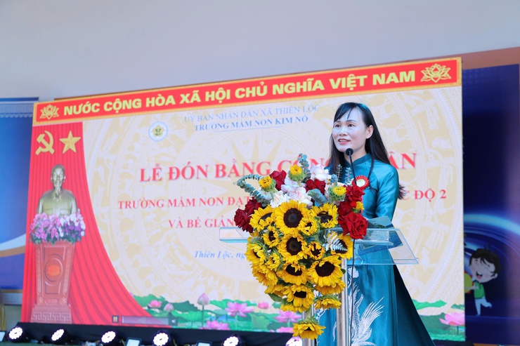 TRƯỜNG MẦM NON KIM NỖ ĐÓN BẰNG CÔNG NHẬN TRƯỜNG ĐẠT CHUẨN QUỐC GIA MỨC ĐỘ 2 VÀ BẾ GIẢNG NĂM HỌC 2025 – 2026- Ảnh 12.