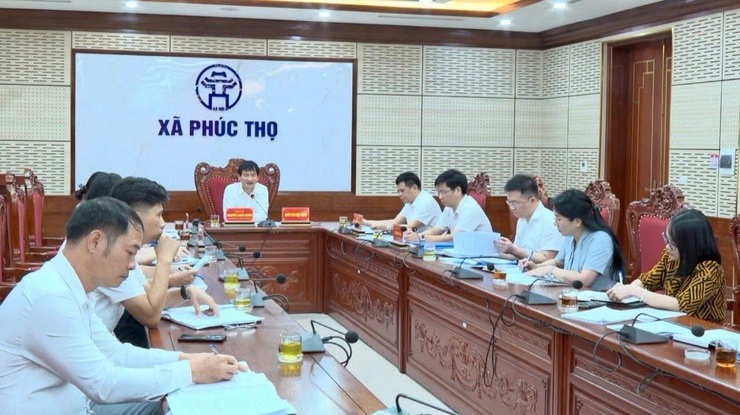 HỘI NGHỊ LIÊN TỊCH THỐNG NHẤT NỘI DUNG, CHƯƠNG TRÌNH KỲ HỌP THƯỜNG LỆ GIỮA NĂM 2026 HĐND XÃ PHÚC THỌ KHÓA II, NHIỆM KỲ 2026-2031- Ảnh 9.