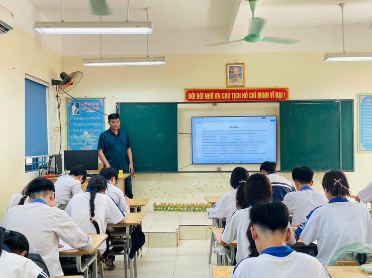     Trường THCS Đại Xuyên nỗ lực ôn thi nước rút cho học sinh lớp 9- Ảnh 5.