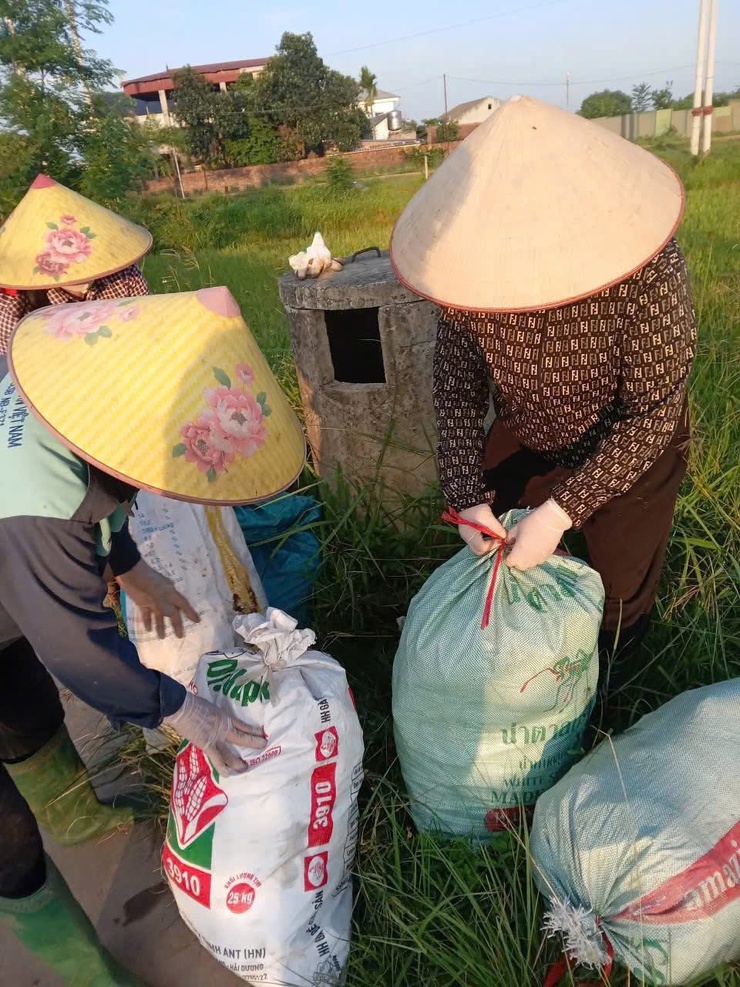 HỘI NÔNG DÂN XÃ SÓC SƠN RA QUÂN VỆ SINH ĐỒNG RUỘNG, THU GOM RÁC THẢI NGUY HẠI- Ảnh 2.