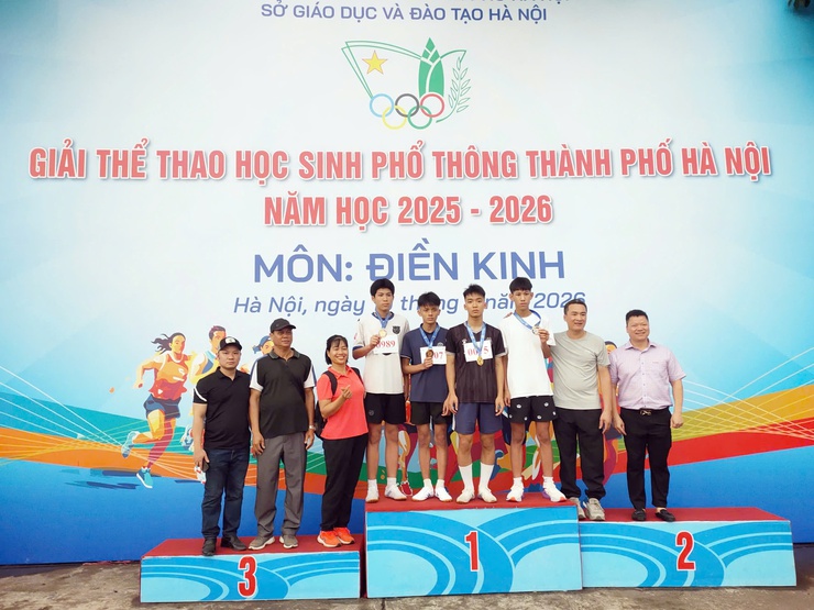 Chương Mỹ giành 2 huy chương vàng tại Giải thể thao học sinh phổ thông thành phố Hà Nội- Ảnh 1.