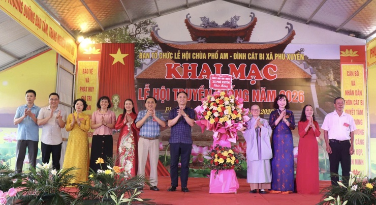 Lễ hội truyền thống Chùa Phổ Am - Đình Cát Bi tiếp nối mạch nguồn văn hóa quê hương- Ảnh 2.
