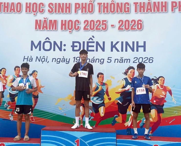 Chương Mỹ giành 2 huy chương vàng tại Giải thể thao học sinh phổ thông thành phố Hà Nội- Ảnh 7.