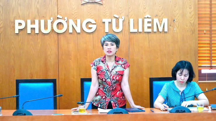 Ban Kinh tế - Ngân sách HĐND phường Từ Liêm giám sát công tác thu gom rác trên địa bàn phường- Ảnh 2.