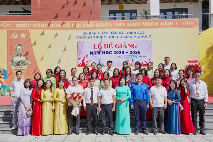 Trường THCS Kim Chung tổ chức Lễ bế giảng năm học 2025 – 2026- Ảnh 22.