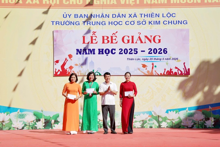 Trường THCS Kim Chung tổ chức Lễ bế giảng năm học 2025 – 2026- Ảnh 8.