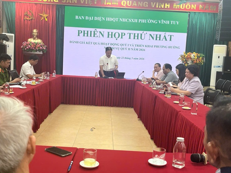 PHƯỜNG VĨNH TUY CÔNG BỐ BAN ĐẠI DIỆN HỘI ĐỒNG QUẢN TRỊ NGÂN HÀNG CHÍNH SÁCH PHƯỜNG VĨNH TUY- Ảnh 3.