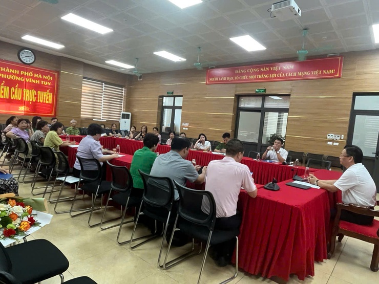 PHƯỜNG VĨNH TUY CÔNG BỐ BAN ĐẠI DIỆN HỘI ĐỒNG QUẢN TRỊ NGÂN HÀNG CHÍNH SÁCH PHƯỜNG VĨNH TUY- Ảnh 1.