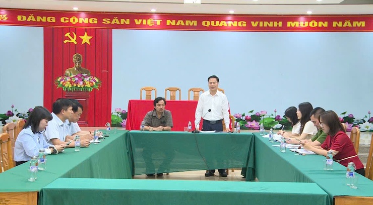 Đoàn công tác UBND xã Phúc Lộc kiểm tra công tác chuẩn bị các điểm thi vào lớp 10 THPT trên địa bàn xã- Ảnh 8.