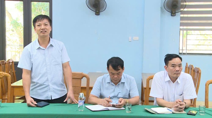 Đoàn công tác UBND xã Phúc Lộc kiểm tra công tác chuẩn bị các điểm thi vào lớp 10 THPT trên địa bàn xã- Ảnh 11.