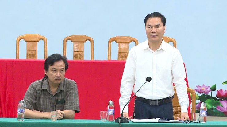 Đoàn công tác UBND xã Phúc Lộc kiểm tra công tác chuẩn bị các điểm thi vào lớp 10 THPT trên địa bàn xã- Ảnh 6.