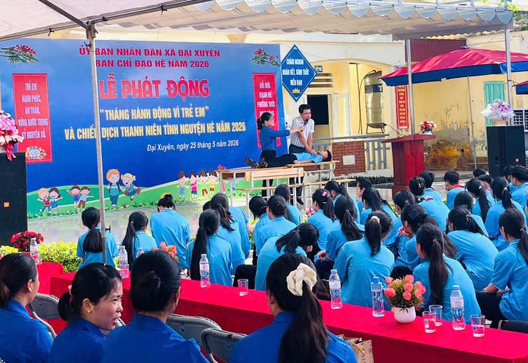 Đại Xuyên phát động Chiến dịch hè và Tháng hành động vì trẻ em năm 2026- Ảnh 6.
