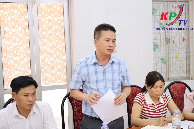 UBND XÃ KIỀU PHÚ LÀM VIỆC VỚI ĐOÀN KIỂM TRA SỐ 03 VỀ CÔNG TÁC QUẢN LÝ GIẾT MỔ, VẬN CHUYỂN, KINH DOANH ĐỘNG VẬT VÀ SẢN PHẨM ĐỘNG VẬT- Ảnh 6.