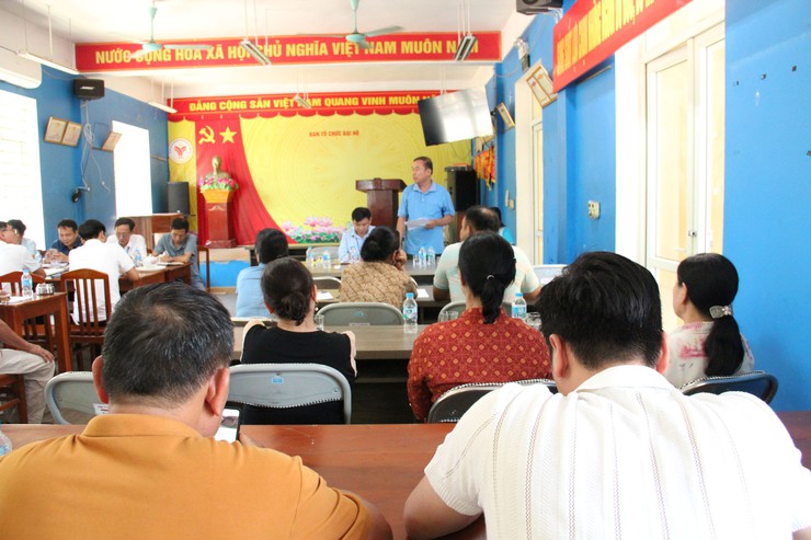 Đoàn khảo sát Ban Kinh tế - Ngân sách HĐND xã Hòa Lạc đã triển khai khảo sát tình hình phát triển kinh tế - xã hội tại các thôn- Ảnh 2.
