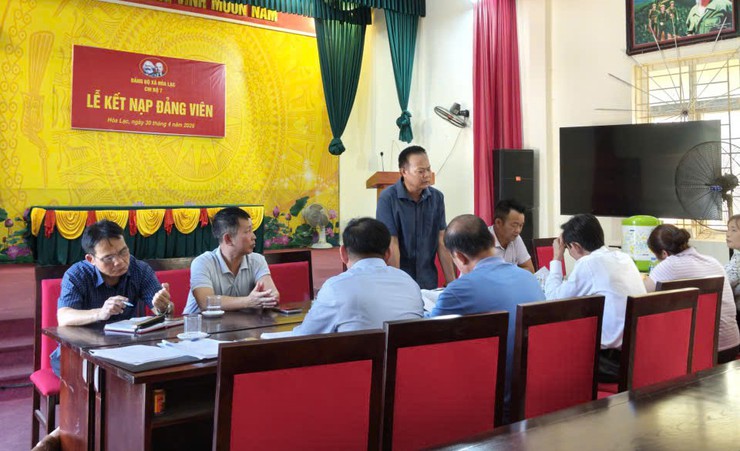 Đoàn khảo sát Ban Kinh tế - Ngân sách HĐND xã Hòa Lạc đã triển khai khảo sát tình hình phát triển kinh tế - xã hội tại các thôn- Ảnh 3.