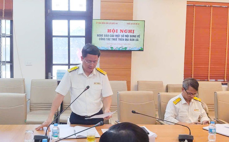 Hội nghị làm việc với Thuế cơ sở 22 về một số nội dung công tác thuế trên địa bàn- Ảnh 2.