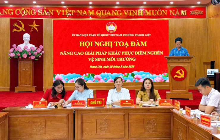 Phường Thanh Liệt tọa đàm nâng cao giải pháp khắc phục điểm nghẽn vệ sinh môi trường- Ảnh 8.