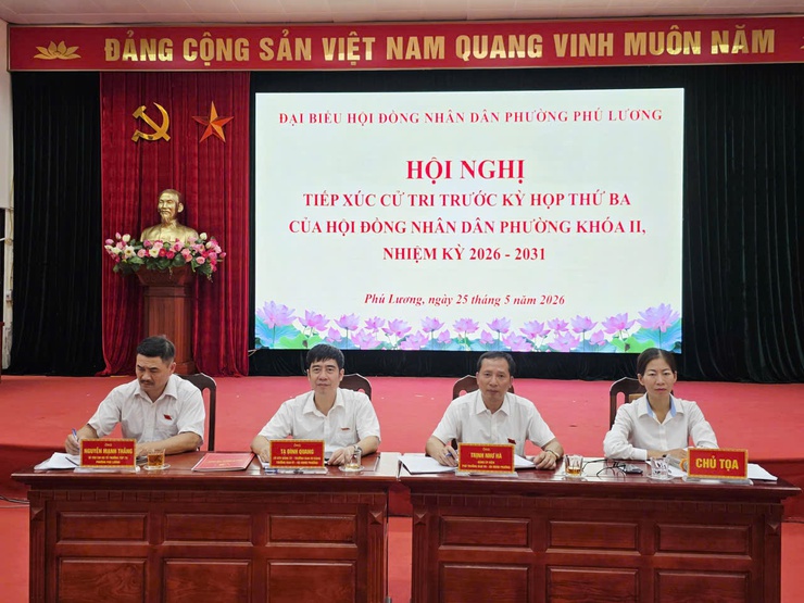 Tổ đại biểu số 4 HĐND phường Phú Lương tiếp xúc cử tri trước kỳ họp thứ Ba- Ảnh 2.