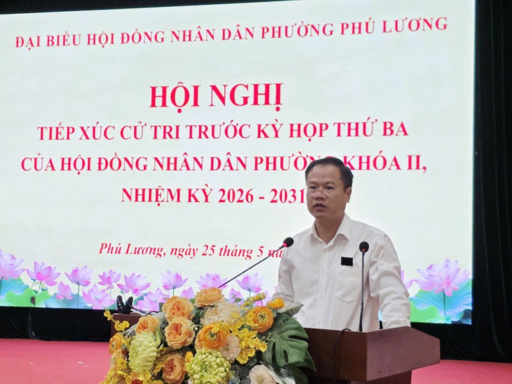 Tổ đại biểu số 4 HĐND phường Phú Lương tiếp xúc cử tri trước kỳ họp thứ Ba- Ảnh 5.