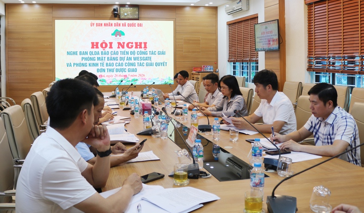 QUỐC OAI QUYẾT LIỆT THÁO GỠ VƯỚNG MẮC, ĐẨY NHANH GIẢI PHÓNG MẶT BẰNG DỰ ÁN KHU ĐÔ THỊ VÀ DỊCH VỤ PHÍA TÂY QUỐC OAI (HANOI WESTGATE)- Ảnh 2.