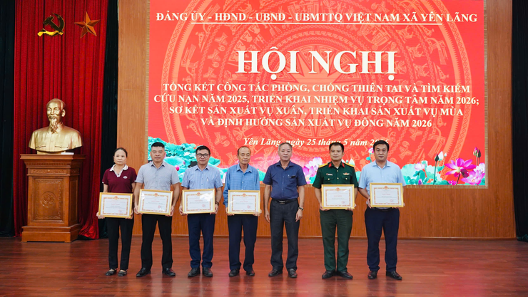 Yên Lãng tổng kết công tác phòng chống thiên tai, sơ kết sản xuất vụ Xuân và triển khai nhiệm vụ năm 2026- Ảnh 6.