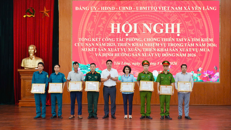 Yên Lãng tổng kết công tác phòng chống thiên tai, sơ kết sản xuất vụ Xuân và triển khai nhiệm vụ năm 2026- Ảnh 7.
