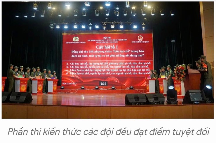  PHƯỜNG VĂN MIẾU - QUỐC TỬ GIÁM ĐẠT GIẢI NHÌ TẠI HỘI THI “LỰC LƯỢNG THAM GIA BẢO VỆ AN NINH TRẬT TỰ Ở CƠ SỞ GIỎI” CỤM THI SỐ 1 NĂM 2026 - Ảnh 1.