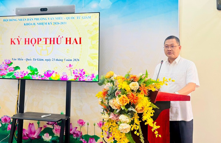 PHƯỜNG VĂN MIẾU - QUỐC TỬ GIÁM KIỆN TOÀN CÁC CHỨC DANH CÁN BỘ CHỦ CHỐT - Ảnh 2.