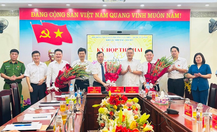 PHƯỜNG VĂN MIẾU - QUỐC TỬ GIÁM KIỆN TOÀN CÁC CHỨC DANH CÁN BỘ CHỦ CHỐT - Ảnh 3.