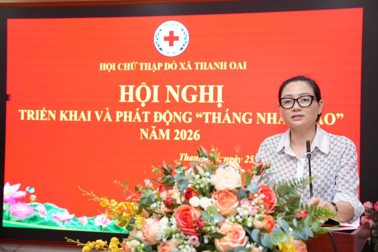 Xã Thanh Oai phát động "Tháng Nhân đạo" năm 2026- Ảnh 3.