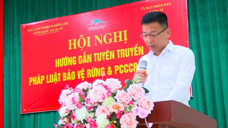 XÃ BA VÌ TỔ CHỨC LỚP TUYÊN TRUYỀN, TẬP HUẤN CÔNG TÁC BẢO VỆ RỪNG VÀ PHÒNG CHÁY, CHỮA CHÁY RỪNG NĂM 2026- Ảnh 1.