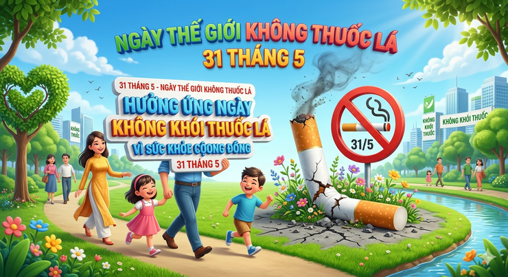 Quảng Bị tổ chức hoạt động hưởng ứng Ngày Thế giới không thuốc lá 31/5- Ảnh 1.