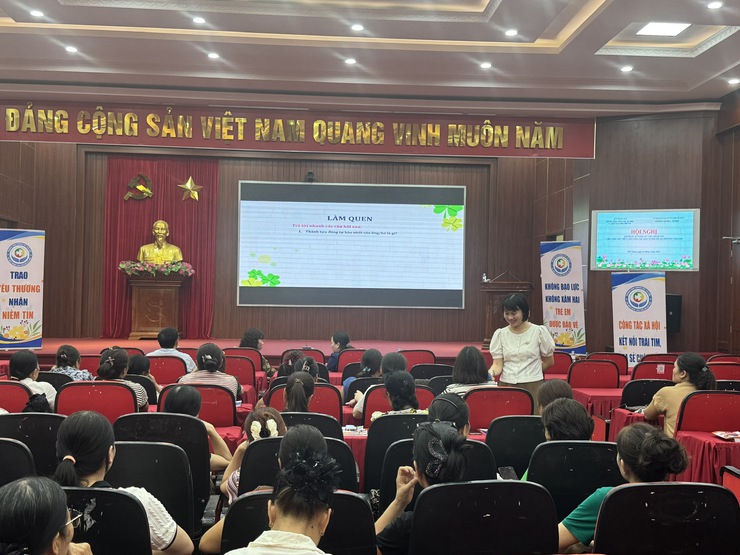Xã Phú Xuyên tổ chức tập huấn kỹ năng tư vấn, tham vấn cho cộng tác viên làm công tác bảo vệ trẻ em- Ảnh 3.