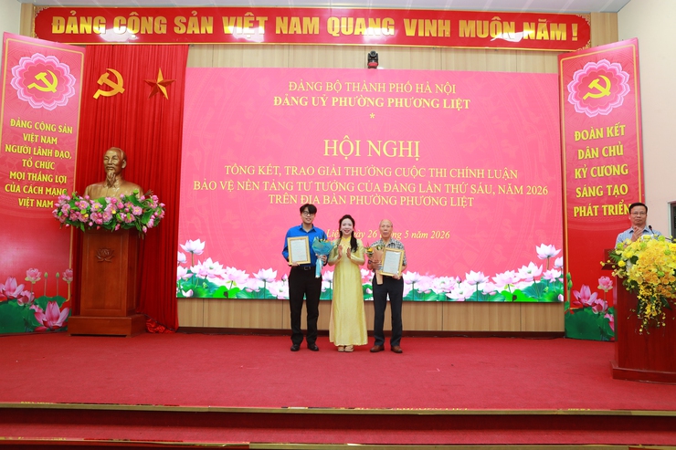 Phường Phương Liệt lan tỏa tinh thần bảo vệ nền tảng tư tưởng của Đảng từ Cuộc thi chính luận năm 2026- Ảnh 6.
