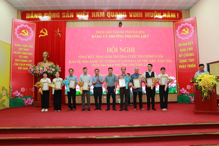 Phường Phương Liệt lan tỏa tinh thần bảo vệ nền tảng tư tưởng của Đảng từ Cuộc thi chính luận năm 2026- Ảnh 8.