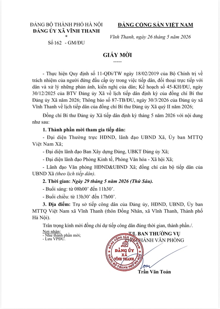 ĐẢNG ỦY XÃ VĨNH THANH- Ảnh 1.