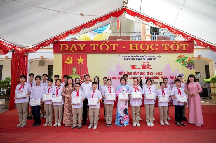 Các trường học trên địa bàn phường Tùng Thiện tưng bừng bế giảng năm học 2025 – 2026- Ảnh 2.
