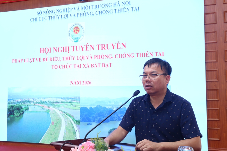 xã Bất Bạt tăng cường tuyên truyền pháp luật về đê điều, thủy lợi và phòng, chống thiên tai- Ảnh 4.