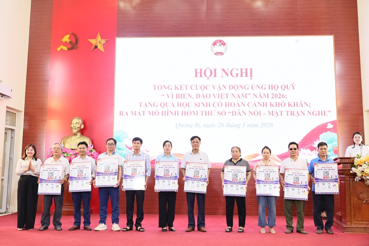 Ủy ban MTTQ Việt Nam xã Quảng Bị: Tổng kết cuộc vận động Quỹ “Vì biển, đảo Việt Nam” năm 2026; trao tặng xe đạp cho học sinh có hoàn cảnh khó khăn- Ảnh 12.
