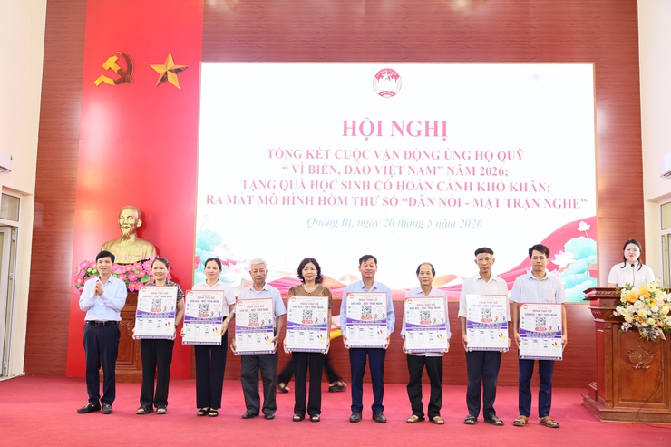 Ủy ban MTTQ Việt Nam xã Quảng Bị: Tổng kết cuộc vận động Quỹ “Vì biển, đảo Việt Nam” năm 2026; trao tặng xe đạp cho học sinh có hoàn cảnh khó khăn- Ảnh 13.