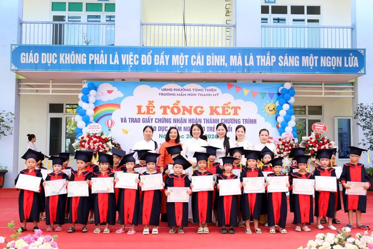 Các trường học trên địa bàn phường Tùng Thiện tưng bừng bế giảng năm học 2025 – 2026- Ảnh 1.